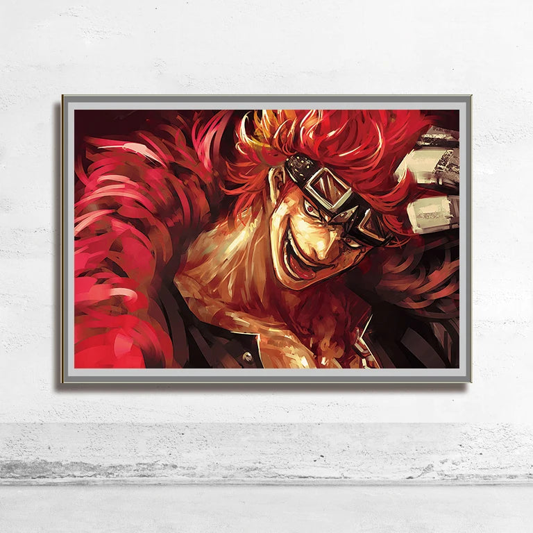 One Piece Wall Art – Trafalgar Law & Eustass Kid Anime Poster Decor