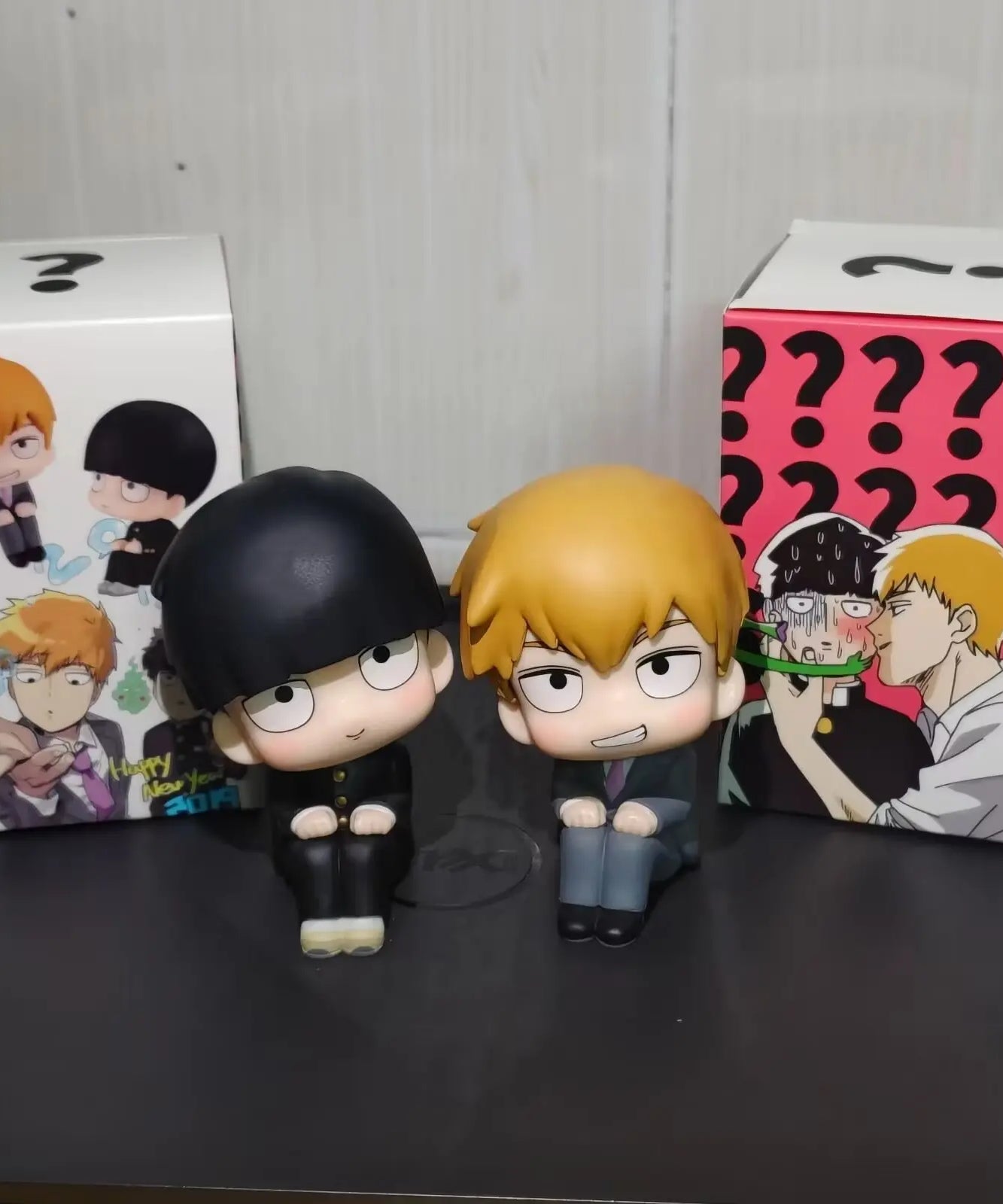 10cm Mob Psycho 100 Mobu Saiko Hyaku Kageyama Shigeo Arataka Reigen Action figure toys Christmas gift with box