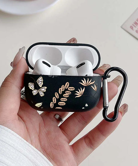 Anime Leaves Pattern Earphones Case for Airpods 1/2 4 3 for Airpod Pro and Pro 2 Protective Cover Gift for Lover Family Friends
