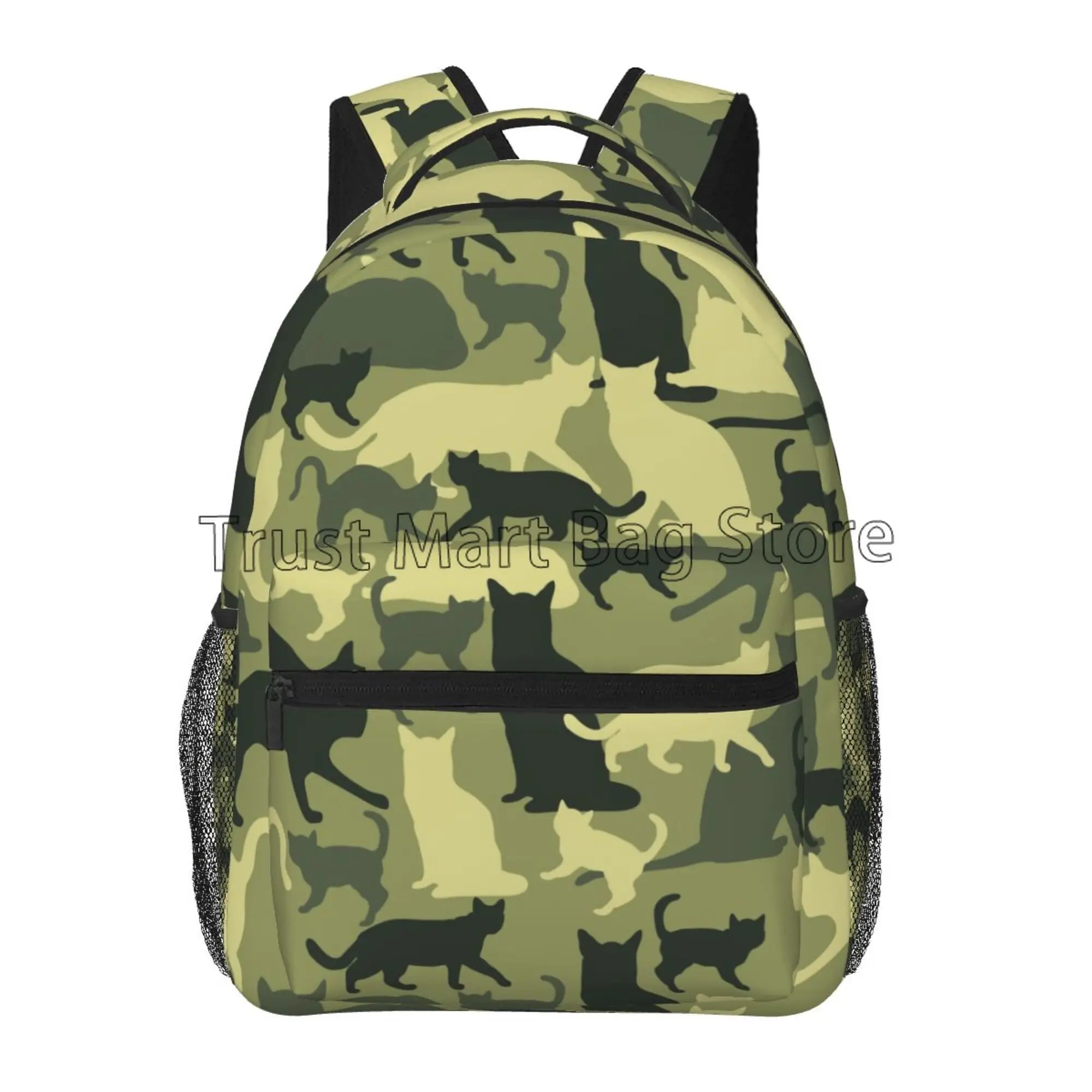 Anime Neko Atsume Women Backpack Mochila for Girls Boys Travel Rucksack Cute Cat Printing Shoulder Bag for Teenages