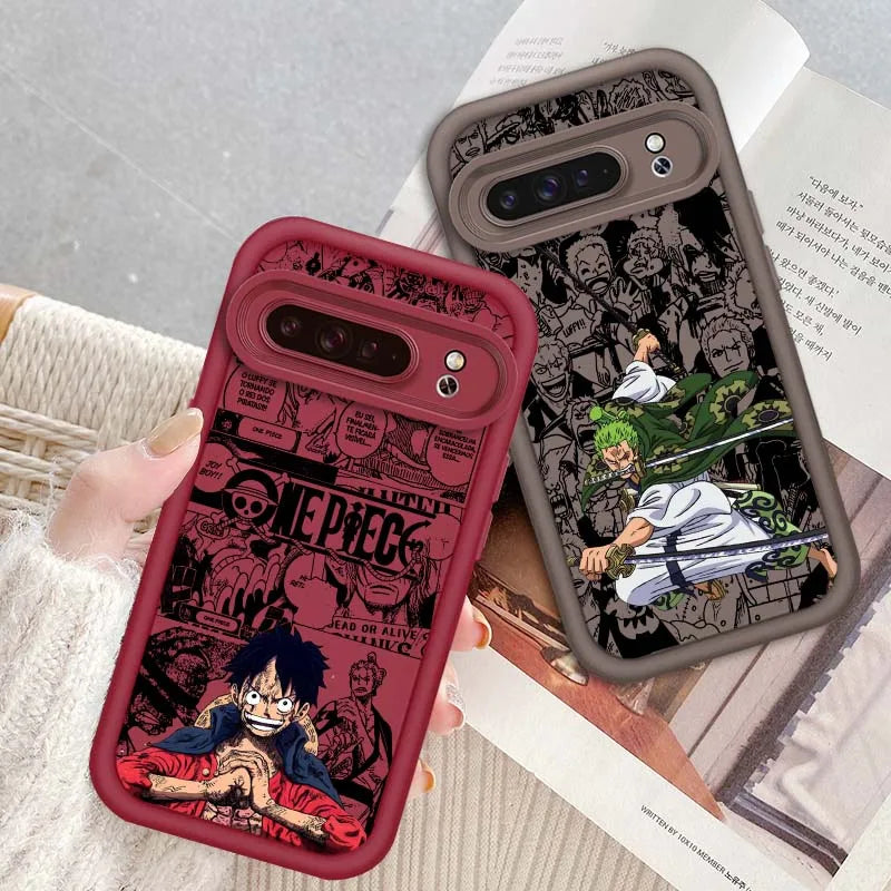 One Piece Eye Ladder Case – Shockproof Soft TPU Cover for Google Pixel 9–7A Pro/XL 5G