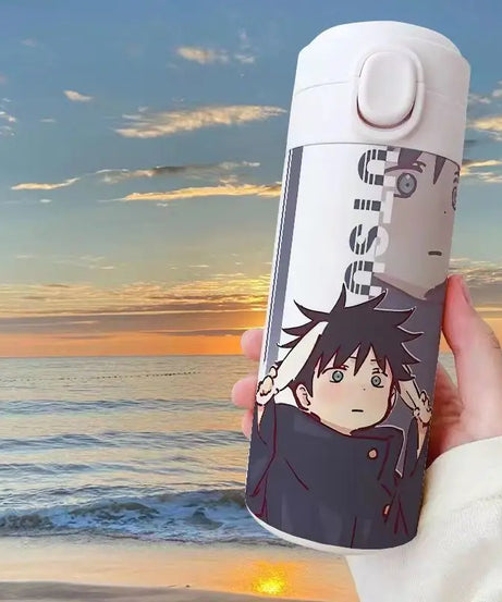 Gojo Satoru Jujutsu Kaisen Thermos Bottle – Anime Stainless Steel Water Cup