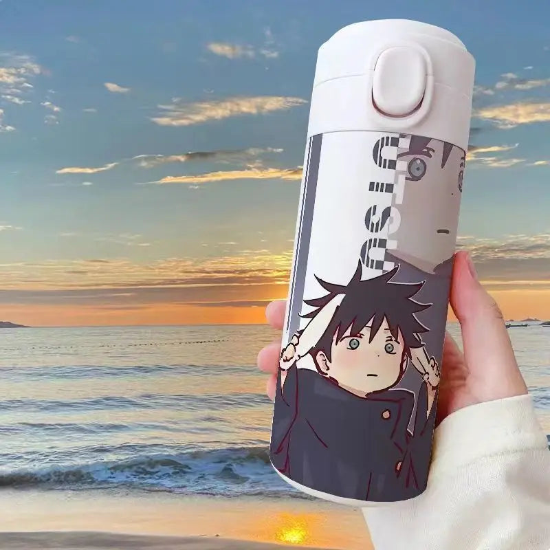 Gojo Satoru Jujutsu Kaisen Thermos Bottle – Anime Stainless Steel Water Cup