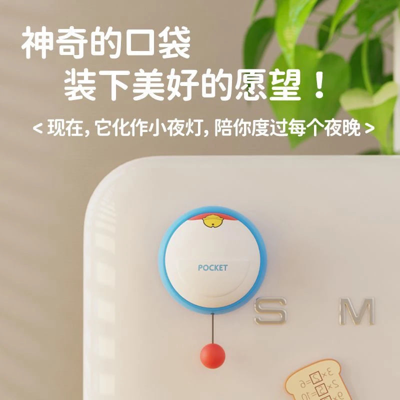 Doraemon Silicone Night Light – Cute Cartoon Bedside Lamp Gift