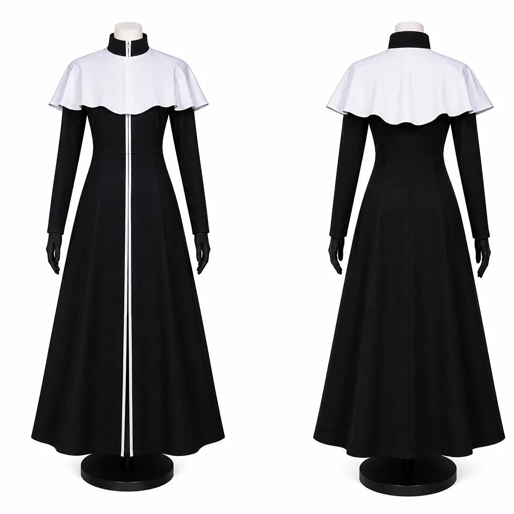Bleach: Thousand-Year Blood War Aizen Sousuke Cosplay Costume – Black Robe & Blindfold Suit 5