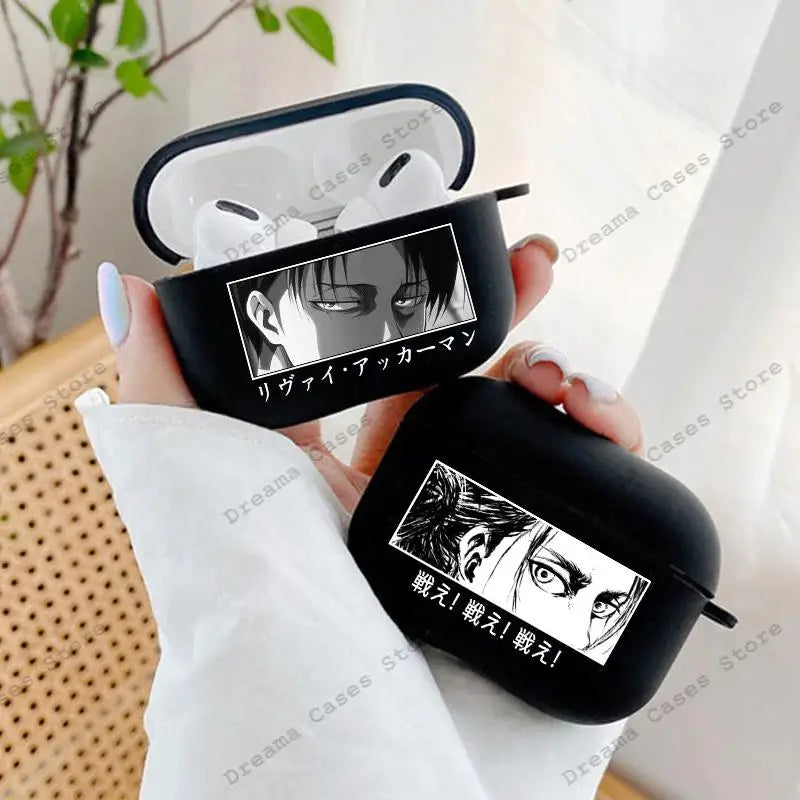 Attack on Titan Anime AirPods Case – Premium Protective Cover for AirPods 3, 2, 1 & Pro 2