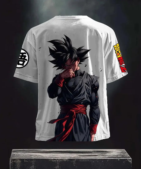 Summer New Dragon Ball Animation T-shirt Men's and Women's Harajuku Loose Casual Children's Parent-child Short-sleeved Top