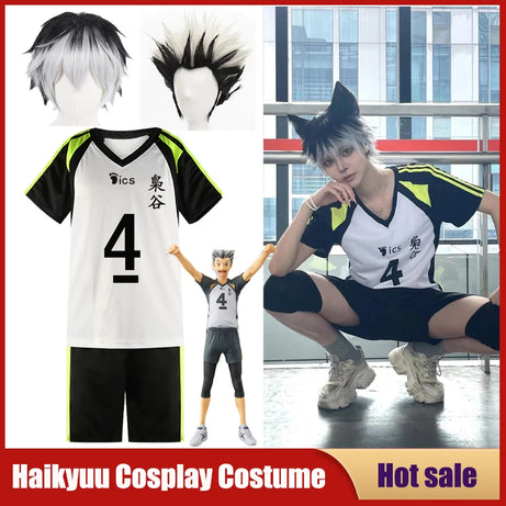 Anime Haikyuu Fukurodani Academy Volleyball Jersey – Bokuto & Akaashi