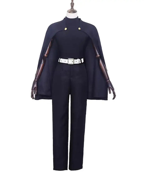 Anime Womens Suit Zenin Maki Cosplay Costume Cloak Tshirt Pants Belt Halloween Christmas Outfit Uniform