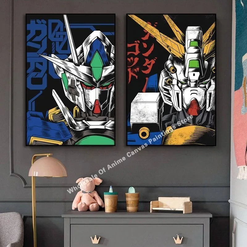 Gundam Mech Esports Room Decorative Poster