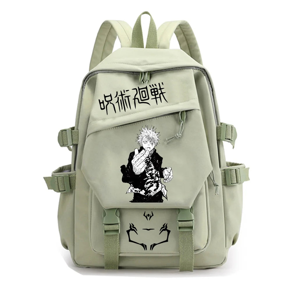 Anime Jujutsu Kaisen Gojo Satoru Laptop Backpack – Casual School Bookbag & Travel Rucksack 3