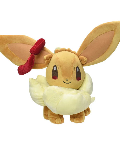 35cm Cute Pokemon standing posture Super Mega Eevee Plush Doll Pillow Decoration Birthday Gift Toy