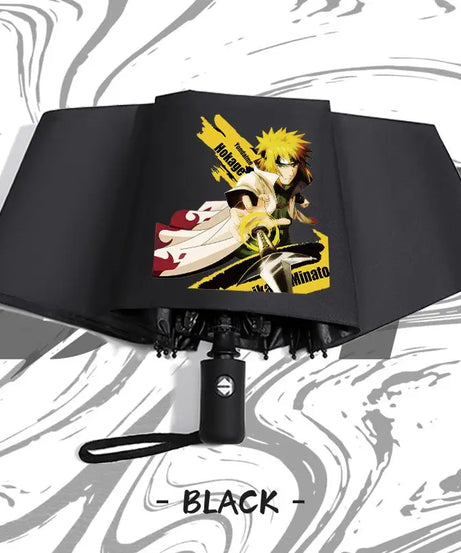 Naruto anime peripheral automatic umbrella Naruto Namikaze Minato Uchiha Itachi Kakashi Haruno Sakura sunshade umbrella gift