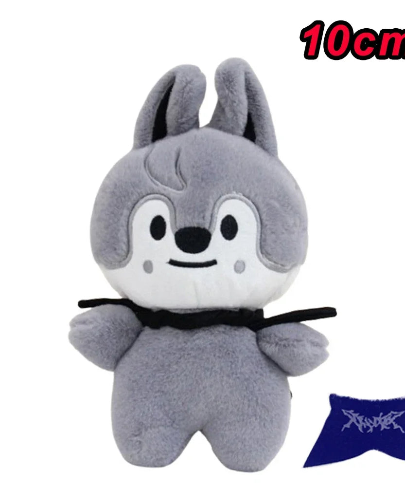 300style 10/22cm Skzoo Plush Bag Toy Kawaii Stray Wolf Plush Cartoon Stuffed Animal Doll Kawaii Toy Room Decor Children Gift