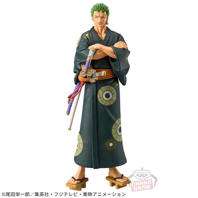 DXF THE GRANDLINE SERIES One Piece Wano Country Monkey D. Luffy Roronoa Zoro Sanji Bathrobe Ver. Anime Action Figures