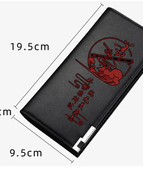 Grandmaster of Demonic Cultivation Wallet Mo Dao Zu Shi Wei Wuxian Lan Wangji Cosplay Long Casual Coin Purse Card Holder