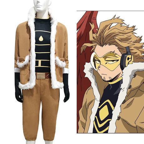 Anime My Hero Academia Hawks Cosplay costume full set