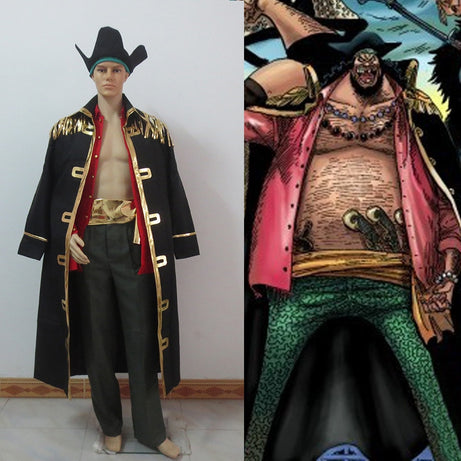 One Piece Blackbeard Marshall D Teach Cosplay Costume Cosplay Costume Customized Free Shipping