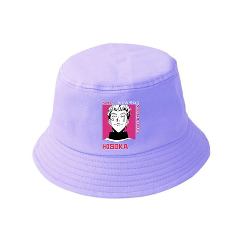 Casual Hisoka Morow Anime Hunter X Hunter Panama Bucket Cap The Design Flat Visor Fisherman Hat