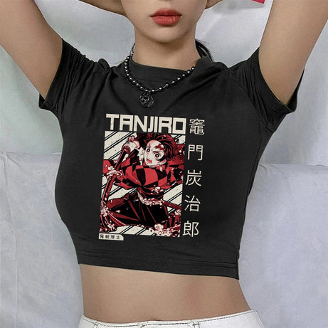 Tanjirou Kamado Kimetsu No Yaiba Anime T-Shirt High Quality