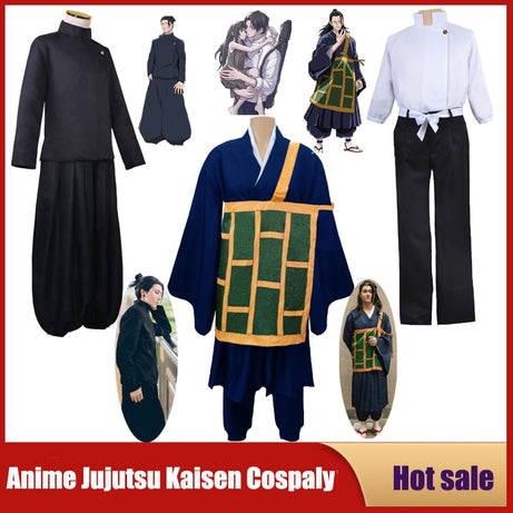 Jujutsu Kaisen Cosplay Costume - Yuta Okkotsu Geto Suguru School Uniform Kimono Set