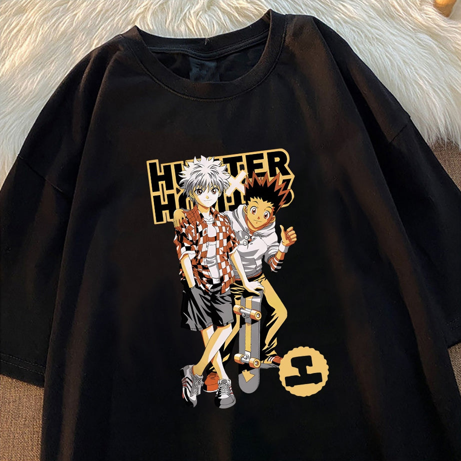 Hunter X Hunter Gon and Killua Cool Anime T-Shirt High Quality
