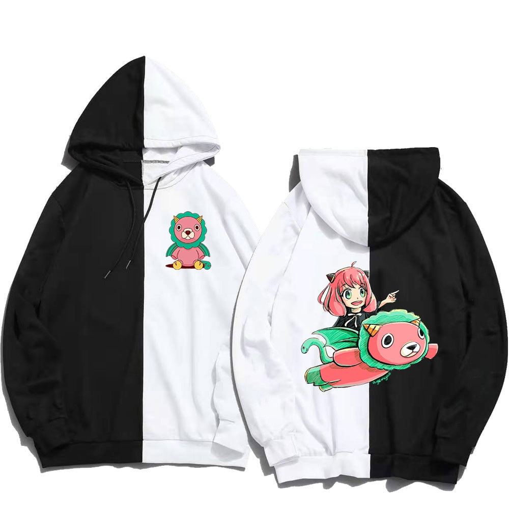 Anya Forger and Mr. Chimera Anime Hoodie High Quality