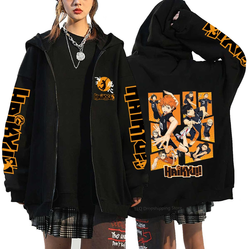 Best Karasuno High School Haikyuu Anime Hoodie High Quality