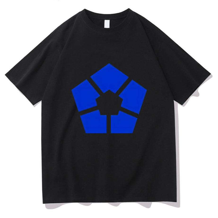 Blue Lock Logo Cool Anime T-Shirt High Quality
