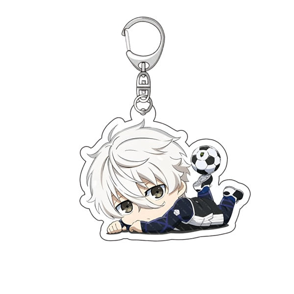 BLUE LOCK Keychain Nagi Kawaii Anime Accessories High Quality – Otakuen