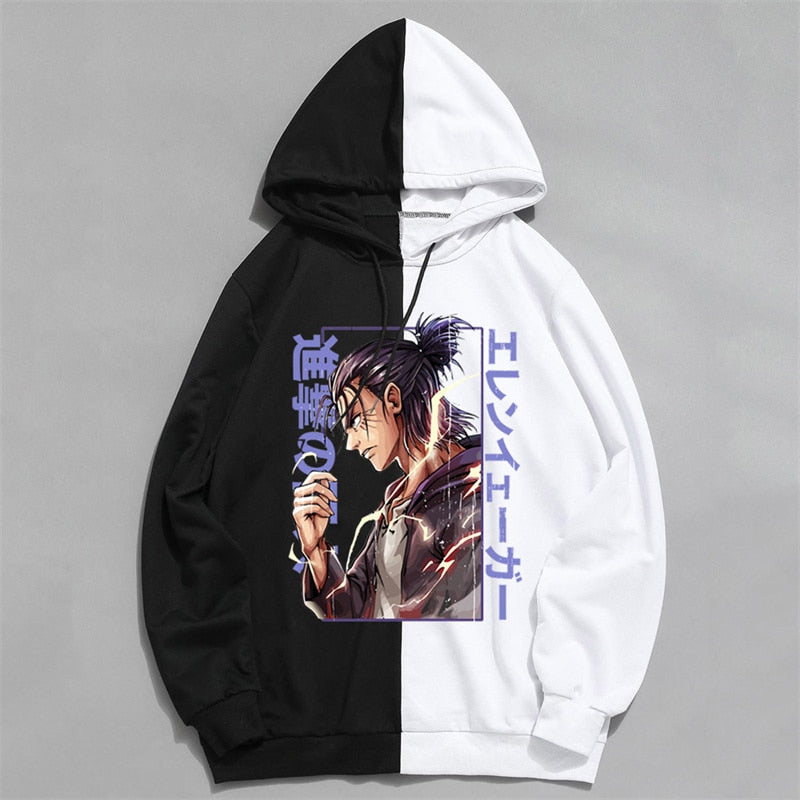 Best Attack on Titan Shingeki No Kyojin Eren Yeager Anime Hoodie High ...