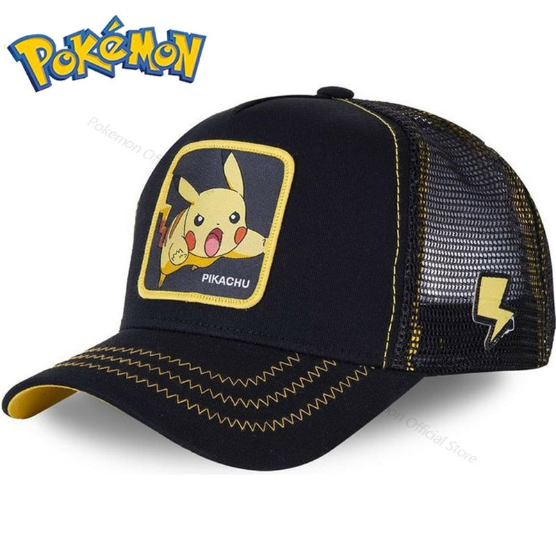 Snapback Anime Caps Cosplay Pokemon Pikachu Baseball Caps