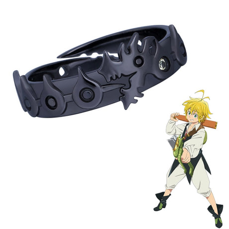 Anime The Seven Deadly Sins Ring Meliodas Cosplay Unisex Adjustable Dragon&#39;s Sin of Wrath Rings Jewelry Accessories Prop