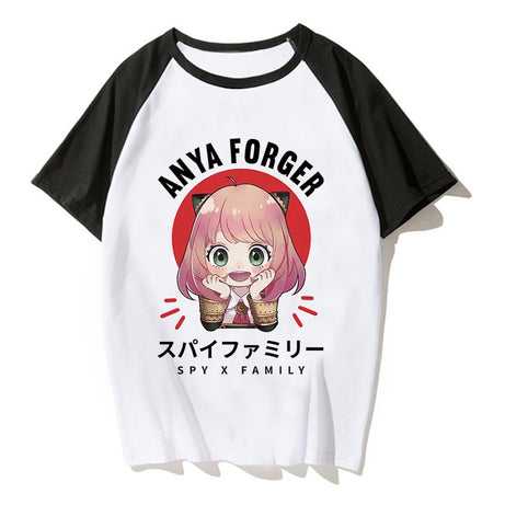 Kawaii Spy X Family Anya Forger Cute T-shirt High Quality