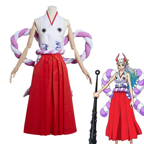 Anime Cosplay One Piece Yamato Cosplay Costume Kimono Adult Wano Kaido Oden