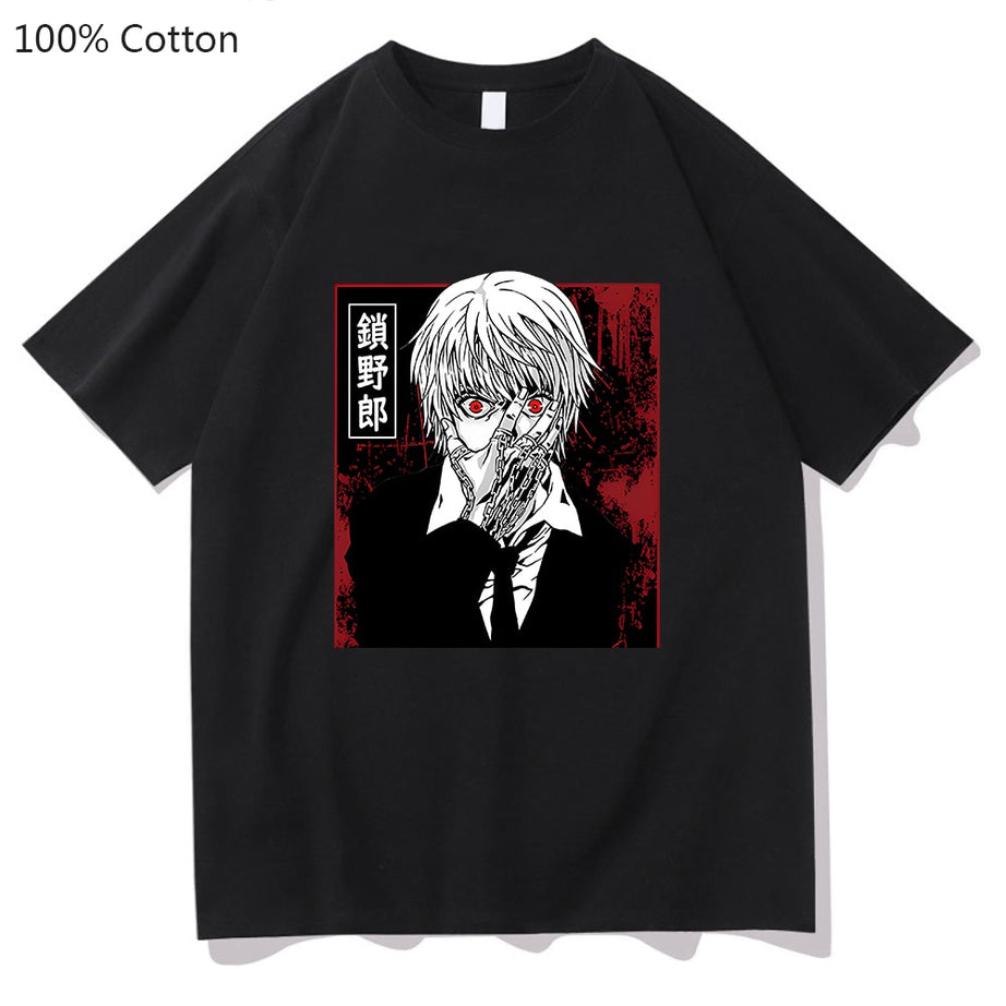Best Hunter X Hunter Kurapika Cool Anime T-shirt 100% Cotton High Quality