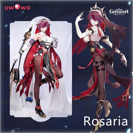 Genshin Impact Rosaria Cosplay Game Suit Costume Dress Uniform Anime Special For Halloween Costumes Women Outfit
