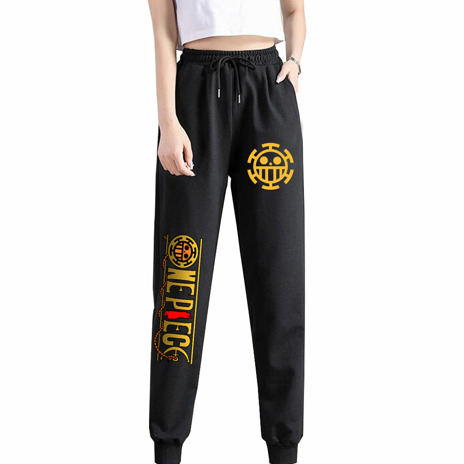 Long Pants One Piece Corazon Logo Fashion Full Length Casual Unisex Trousers
